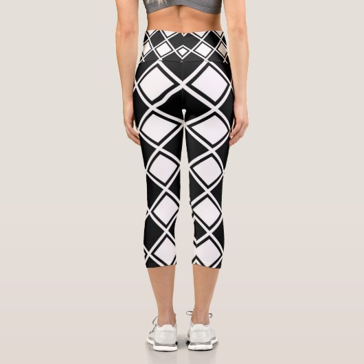Quadrat Capri Leggings (Rückseite)