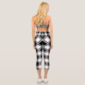 Quadrat Capri Leggings (Rückseite)