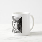 Quadrat des Labyrinths 7 Kaffeetasse (VorderseiteRechts)