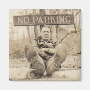 Quadrat des PLANKING-Magneten (Yosemite 1940) Magnet