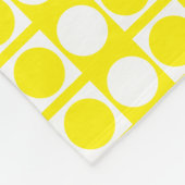 Quadrat-Dot-Benutzerdefiniertes Muster Fleecedecke (Ecke)