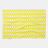 Quadrat-Dot-Benutzerdefiniertes Muster Geschirrtuch (Horizontal)