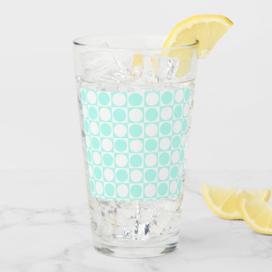 Quadrat-Dot-Benutzerdefiniertes Muster Glas (Rückseite Ice)