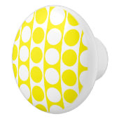 Quadrat-Dot-Benutzerdefiniertes Muster Keramikknauf (Rechts)