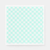 Quadrat-Dot-Benutzerdefiniertes Muster Serviette (Vorderseite)