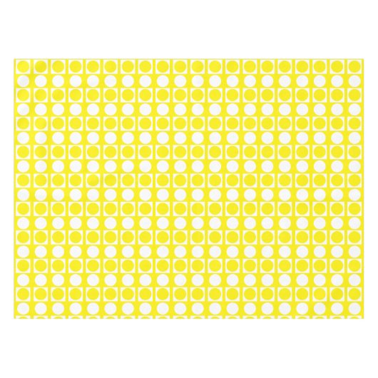 Quadrat-Dot-Benutzerdefiniertes Muster Tischdecke (Vorderseite (Horizontal))