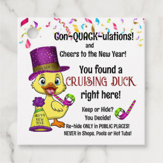 Quadrat Geschenkanhänger