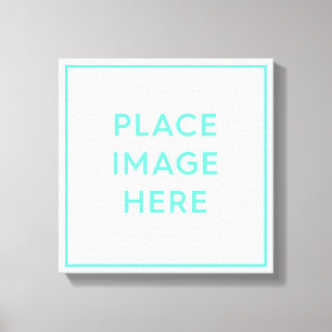 Quadrat Gestrippte Canvas Print - 12 Zoll x 12 Zol Leinwanddruck