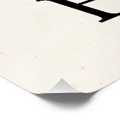 Quadrat Glossy Poster Print Personalisiert Poster (Ecke)