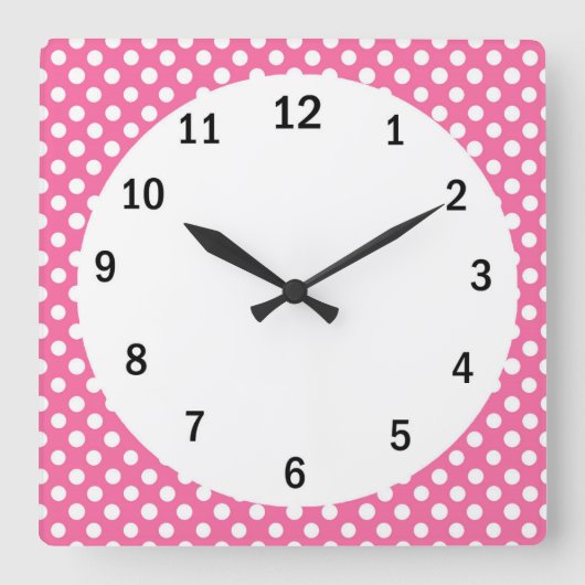 Quadrat-(große) Wanduhr (Vorderseite)