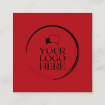 Quadrat Hinzufügen Sie Ihr Logo benutzerdefinierte