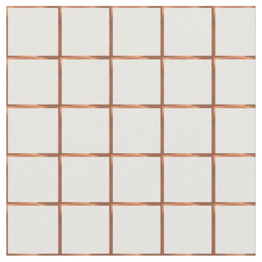 Quadrat im Kupferaussehen Stoff (Nahaufnahme)