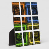 Quadrat in einer Box Fotoplatte (Seite)