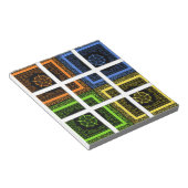 Quadrat in einer Box Notizblock (angewinkelt)