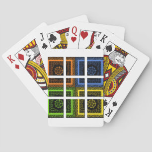 Quadrat in einer Box Spielkarten