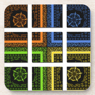 Quadrat in einer Box Untersetzer