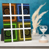 Quadrat in einer Schachtel Fotoplatte (Seite)