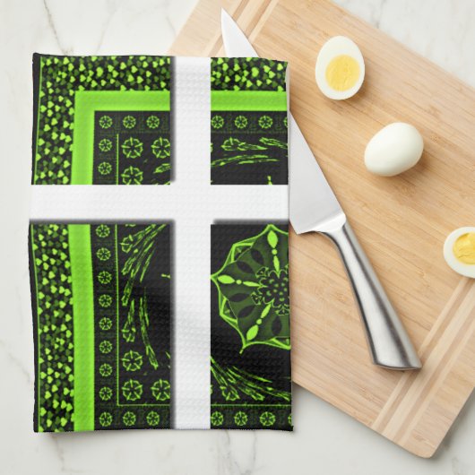 Quadrat in einer Schachtel Handtuch (Viertel Falte)