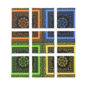 Quadrat in einer Schachtel Notizblock (Vorderseite)