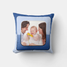 Quadrat in quadratischem Rahmen farbig V + Ihr Fot Kissen