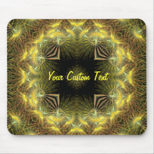 Quadrat innerhalb des Circle Fraktal Mousepad