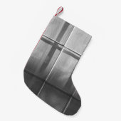 Quadrat Kleiner Weihnachtsstrumpf (Vorderansicht (hängend))