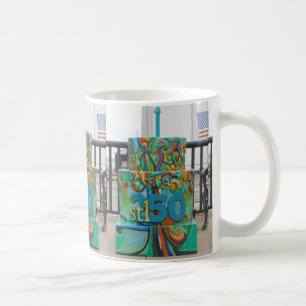 Quadrat-Kuchen Lincolns Douglas für Stl250 Kaffeetasse