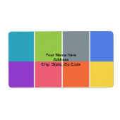 Quadrat-Labels (Vorne)