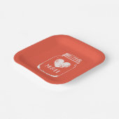 Quadrat Land chic Maurerglas Party Teller (Gewinkelt)