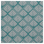 Quadrat Leaf Muster Aquamarin neutral Stoff (Muster)