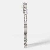 Quadrat Linien Kunst Case-Mate iPhone Hülle (Rückseite / Links)