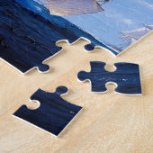 Quadrat manipuliertes Schiff in Meer Puzzle (Seite)