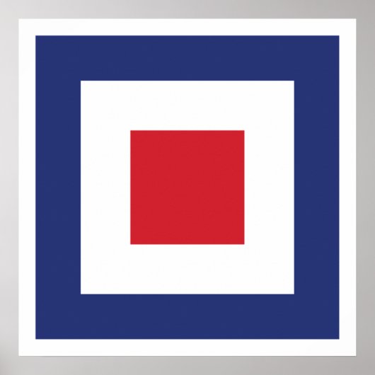 Quadrat-Mod Poster (Vorne)