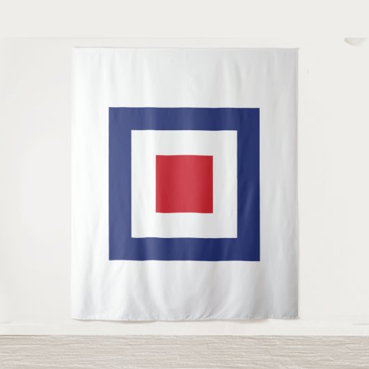 Quadrat-Mod Wandteppich (Vorderseite)