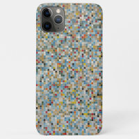 Quadrat Mosaik Mehrfarbiges Fliesenmuster (Foto)