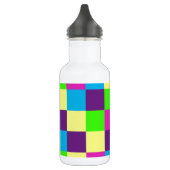 Quadrat-Muster Edelstahlflasche (Links)