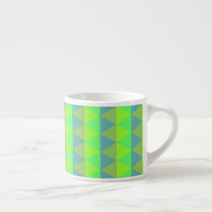 Quadrat-Muster Espressotasse