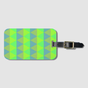 Quadrat-Muster Gepäckanhänger