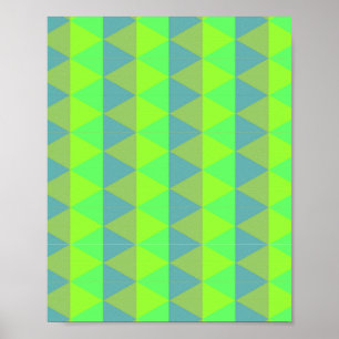Quadrat-Muster Poster