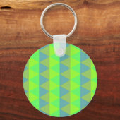 Quadrat-Muster Schlüsselanhänger (Vorderseite)