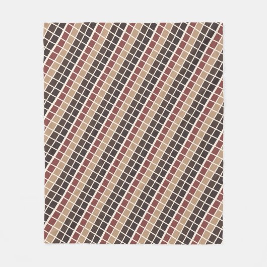 Quadrat Nahtloses Muster Fleecedecke (Vorderseite)