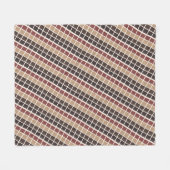 Quadrat Nahtloses Muster Fleecedecke (Vorderseite (Horizontal))