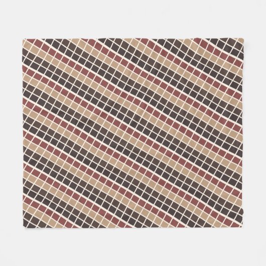 Quadrat Nahtloses Muster Fleecedecke (Vorderseite (Horizontal))