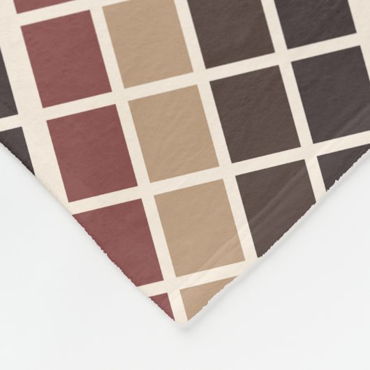 Quadrat Nahtloses Muster Fleecedecke (Ecke)