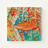 Quadrat-Notebook-Naturdesign Notizblock (Rückseite)