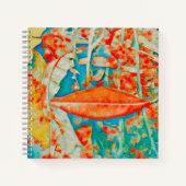 Quadrat-Notebook-Naturdesign Notizblock (Vorderseite)