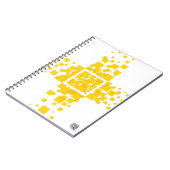 Quadrat Notizblock (Linke Seite)