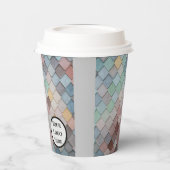 Quadrat Pappbecher (Links)