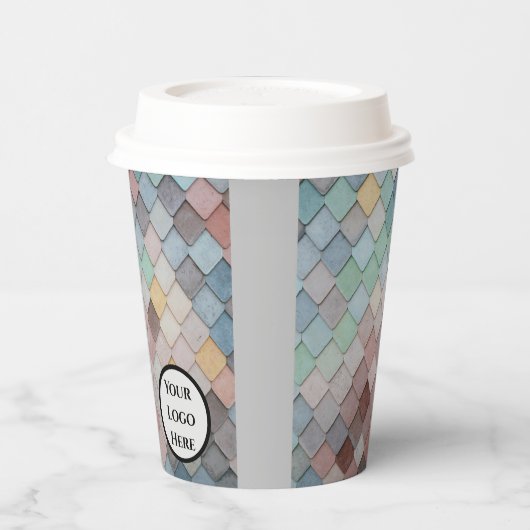 Quadrat Pappbecher (Links)