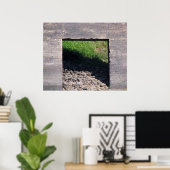 Quadrat Poster (Heimbüro)